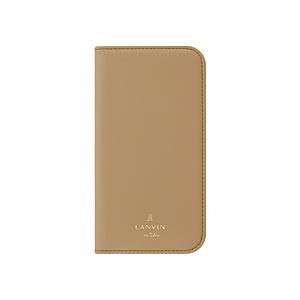 ランバン LANVIN en Bleu - Folio Case Stand ＆ Ring Ribbon 2-Tone for iPhone 13 mini