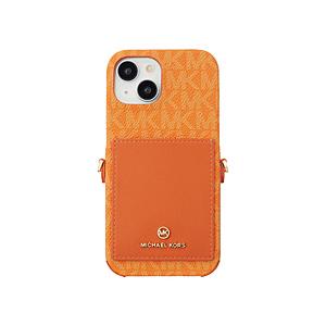 マイケルコース Wrap Case Pocket with Strap iPhone 15 MICH...