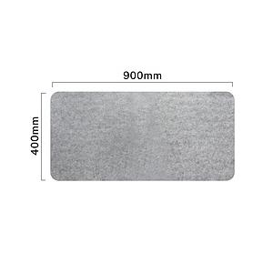 CROSSROAD TC-FDM900-LGY デスクマット [900ｘ400mm] フェルト  ラ...