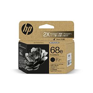 hp(エイチピー) 純正プリンターインク HP68e ブラック(EvoMore) 7FP22TA