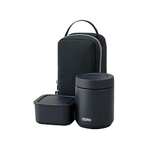 THERMOS(サーモス) 真空断熱スープランチセット  ブラック JEE-801-BK
