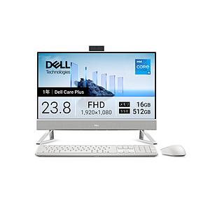 AD47-GHWC モニター一体型デスクトップPC Dell 24(EC24250) パールホワイト...