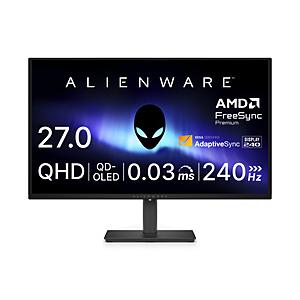 DELL(デル) AW2726DM-R ゲーミングモニター Alienware 27 ブラック ［27型 /WQHD(2560×1440） /ワイド /240Hz］