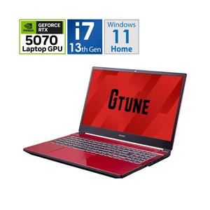 P5I7G70BC2213HR ゲーミングノートパソコン G TUNE(RTX 5070) レッド ...
