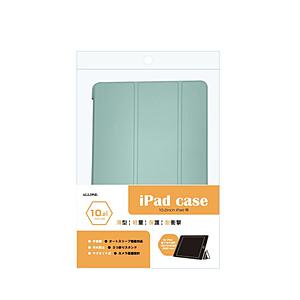 アローン 10.2インチ iPad（第9/8/7世代）用 手帳ケース  パステルグリーン ALG-I...