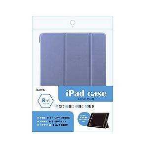 アローン 9.7インチ iPad（第6/5世代）用 手帳ケース  サックスブルー ALG-IPCS0...