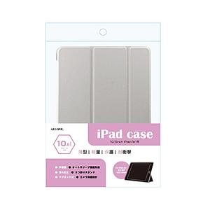 アローン 10.5インチ iPad Air（第3世代）用 手帳ケース  グレー ALG-IPACS1...