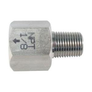 アソー ASOH　ステンレス製　変換内外ソケット　外PT1／8×内NPT1／8　NF-8311