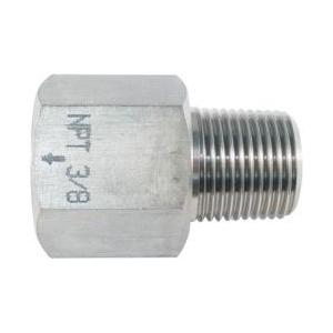 アソー ASOH　ステンレス製　変換内外ソケット　外PT3／8×内NPT3／8　NF-8333