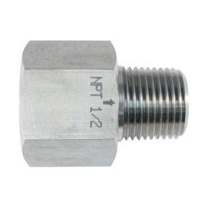 アソー ASOH　ステンレス製　変換内外ソケット　外NPT1／2×内PT1／2　NF-8444