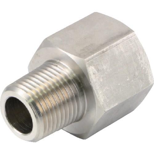 アソー ＡＳＯＨ　ステンレス製　変換内外ソケット　外ＵＮＦ１／４−２８×内ＰＴ１／８