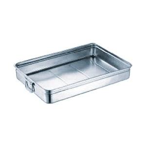 スギコ産業 18−8ステンレス番重バット 大浅型 手付 550x370x80 SH553708H