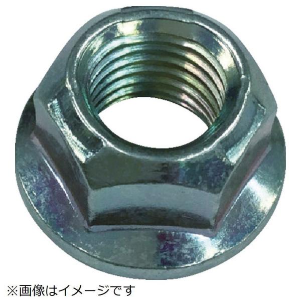 紀州ファスナー 紀州ファスナー　三価クロメート　スリーロックナットＦＬ付小形Ｍ１０−１．２５φ１