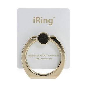 UNIQ 〔スマホリング〕　iRing Limited Edition　ゴールドシャフト/パールホワ...