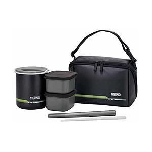 THERMOS(サーモス) 保温弁当箱（茶碗2.5杯分）　DBQ-502-MTBK マットブラック ...