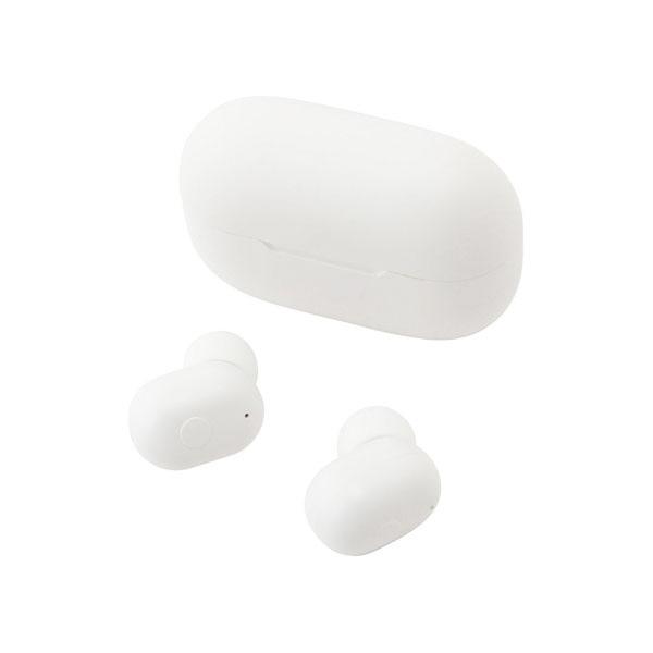 クオリティトラストジャパン 完全ワイヤレスイヤホン  ホワイト QB-082CWH ［ワイヤレス(左...