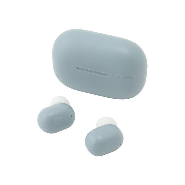 クオリティトラストジャパン 完全ワイヤレスイヤホン  ブルー QB-082CBL ［ワイヤレス(左右...