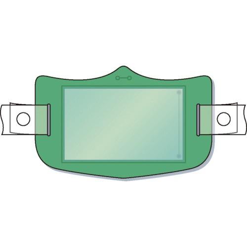 つくし工房 つくし　ｅ帽章　透明ポケット付き　緑　ヘルメット用樹脂バンド付