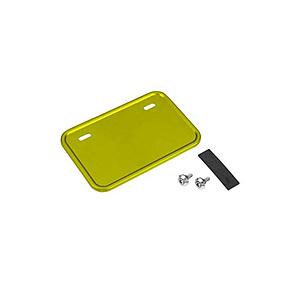 バイクパーツセンター 900120 ナンバープレートベース 50cc~125cc 四角 金