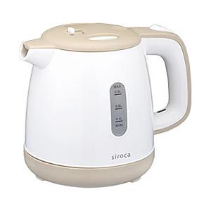 SIROCA siroca 電気ケトル（0.8L）　SEK-208-BE ベージュ [振込不可]