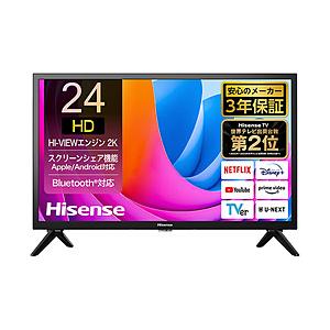 Hisense(ハイセンス) 液晶テレビ   24A4N ［24V型 /Bluetooth対応 /ハイビジョン /YouTube対応］｜y-sofmap