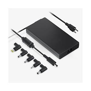 デルタ電子 ゲーミングノートパソコン用ACアダプター(280W / 5種類の変換プラグ) T28 ブ...