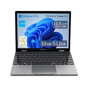 TENKU ノートパソコン TENKU Note Pro  WT/J3325 ［10.5型 /Win...