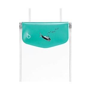 ROA スマートフォン用［幅 90mm］　bikit ファッション防水ポーチ カジュアル　アクアマリ...