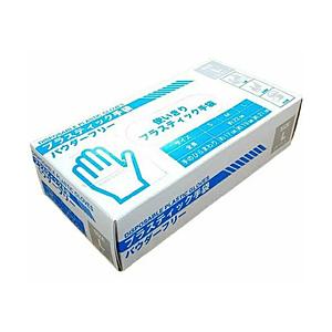 豊島 使いきり プラスティック手袋 100枚 L  半透明 TJR82101L 【864】