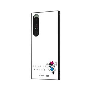 INGREM Xperia 1 IV / /耐衝撃ハイブリッドケース KAKU / ミニーマウス_ジャンプ イングレム IQ-DXP1M4K3TB/MN5A