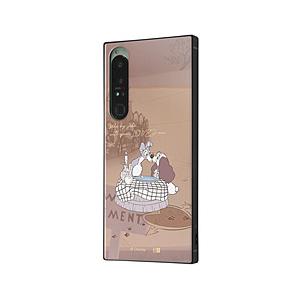 INGREM Xperia 1 IV / /耐衝撃ハイブリッドケース KAKU / わんわん物語_名作 イングレム IQ-DXP1M4K3TB/WN1