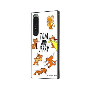 INGREM Xperia 1 IV / /耐衝撃ハイブリッドケース KAKU / おかしなジェリー2 イングレム IQ-WXP1M4K3TB/TJ11