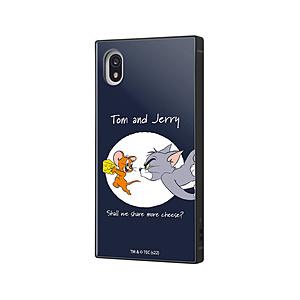 INGREM Xperia Ace III / /耐衝撃ハイブリッドケース KAKU / トムとジェリー_チーズ イングレム  IQ-WXPAM3K3TB/TJ21
