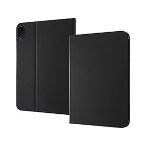 レイアウト iPad mini（第6世代）用 レザーケース スタンド機能付き  ブラック RT-PA...