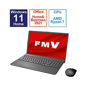 ノートパソコン FMV LIFEBOOK AH52/H2 ブライトブラック FMVA52H2BB ［...