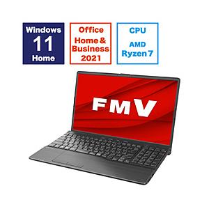 ノートパソコン FMV LIFEBOOK AH50/H3 ブライトブラック FMVA50H3B ［1...