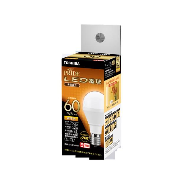 TOSHIBA(東芝) 高演色タイプLED電球   LDA6L-D-G-E17/S60V1 ［E17...