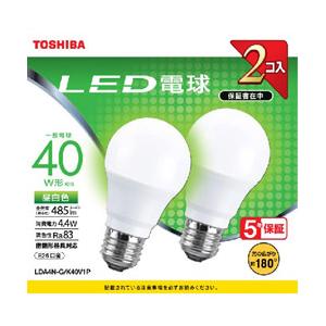 TOSHIBA(東芝) LDA4N-G/K40V1P LED電球 [E26 /昼白色]