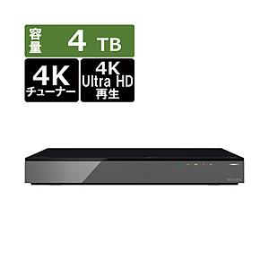 TVSREGZA ブルーレイレコーダー REGZA（レグザ） DBR-4KZ400 ［4TB /全  