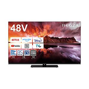 【リファービッシュ品】 有機ELテレビ REGZA(レグザ)  48X8900N(R) ［48V型 ...