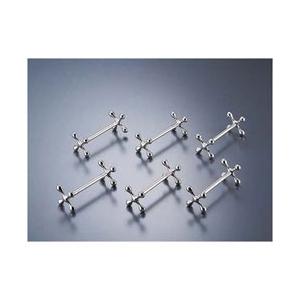 浅川製作所 十字ナイフレスト（代用ロジウムメッキ） 792/6（6pcs） ＜PNI0101＞ [振...