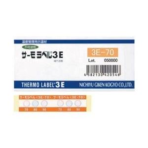 日油技研工業 ニチユ　サーモラベル3点表示屋外対応型　不可逆性　190度（1箱20枚入） 3E-19...