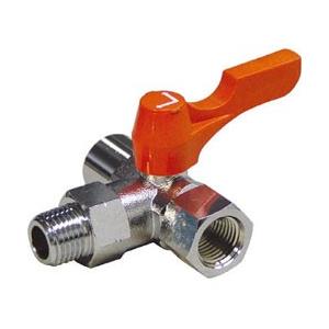 アソー BT-3222 ASOH エースボール3W 横型三方弁 外X内ネジ型 PT1/4