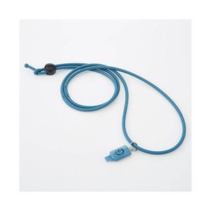 トリニティ iPhone／iPod対応 ライトニングストラップ ネイビー Simplism TR-LSI-NV
