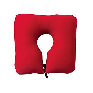 MOGU 【ビーズクッション】ポータブルネックピロー  レッド