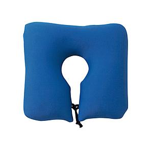 MOGU 【ビーズクッション】ポータブルネックピロー  ブルー