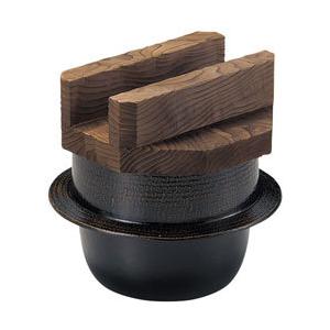 砺波商店 1升楽釜 黒アメ釉 のみ 33135