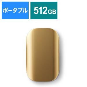 SK hynix(SKハイニックス) SKHPU3-512G 外付けSSD USB-C＋USB-A接続 Beetle X31 シャンパンゴールド ［512GB /ポータブル型］｜y-sofmap