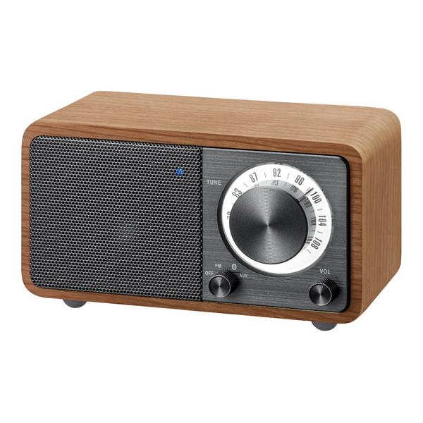 SANGEAN FMラジオ対応 ブルートゥーススピーカー  チェリー + ダークグレー WR-301...