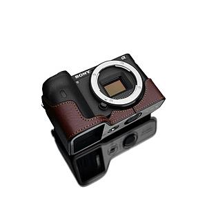 GARIZ SONY α6600用本革カメラケース XS-CHA6600BR ブラウン